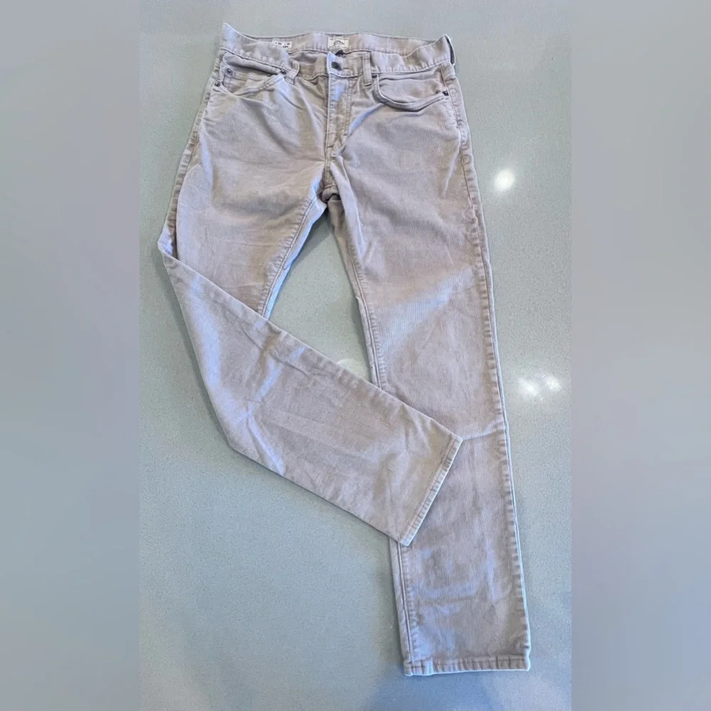 J. Crew Corduroy Tan tone Pants style 484 Size 32 W 32 L